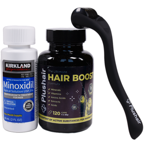 Szett Minoxidil + vitaminok + dermaroller - 1 hónapra